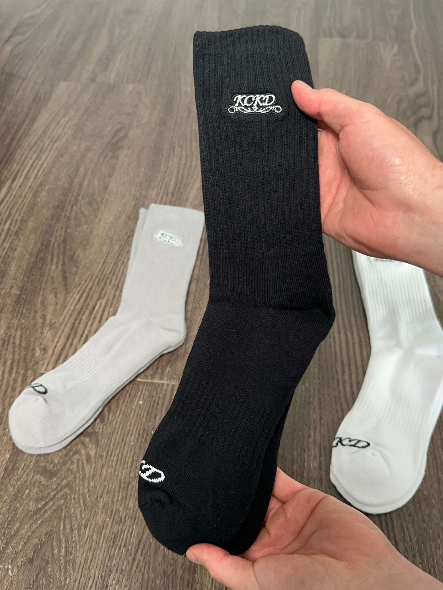 KCKD Everyday Socks 3 Pack Grey