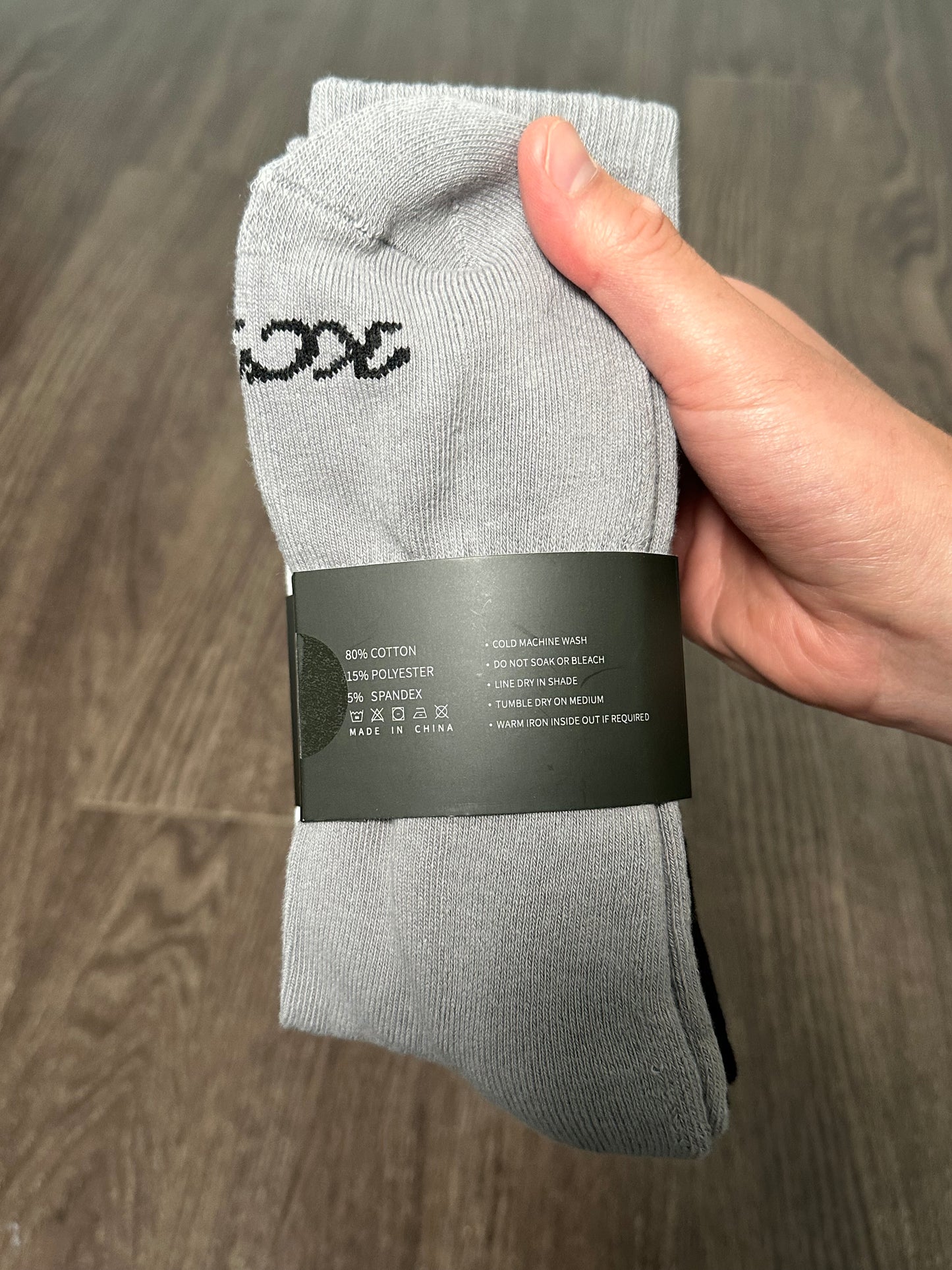 KCKD Everyday Socks 3 Pack Grey