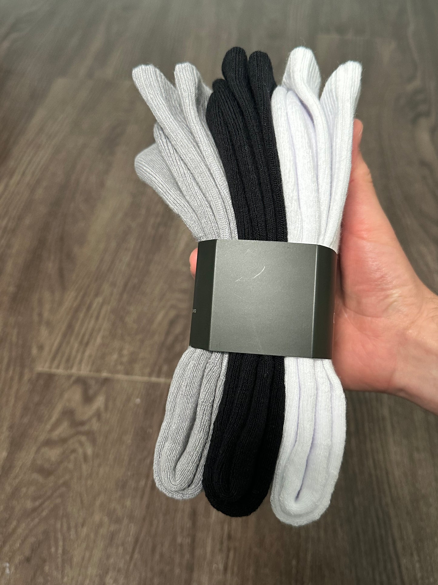 KCKD Everyday Socks 3 Pack Grey